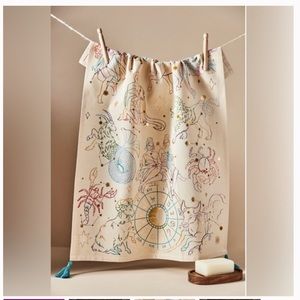 Zodiac Patterned Kitchen Towel